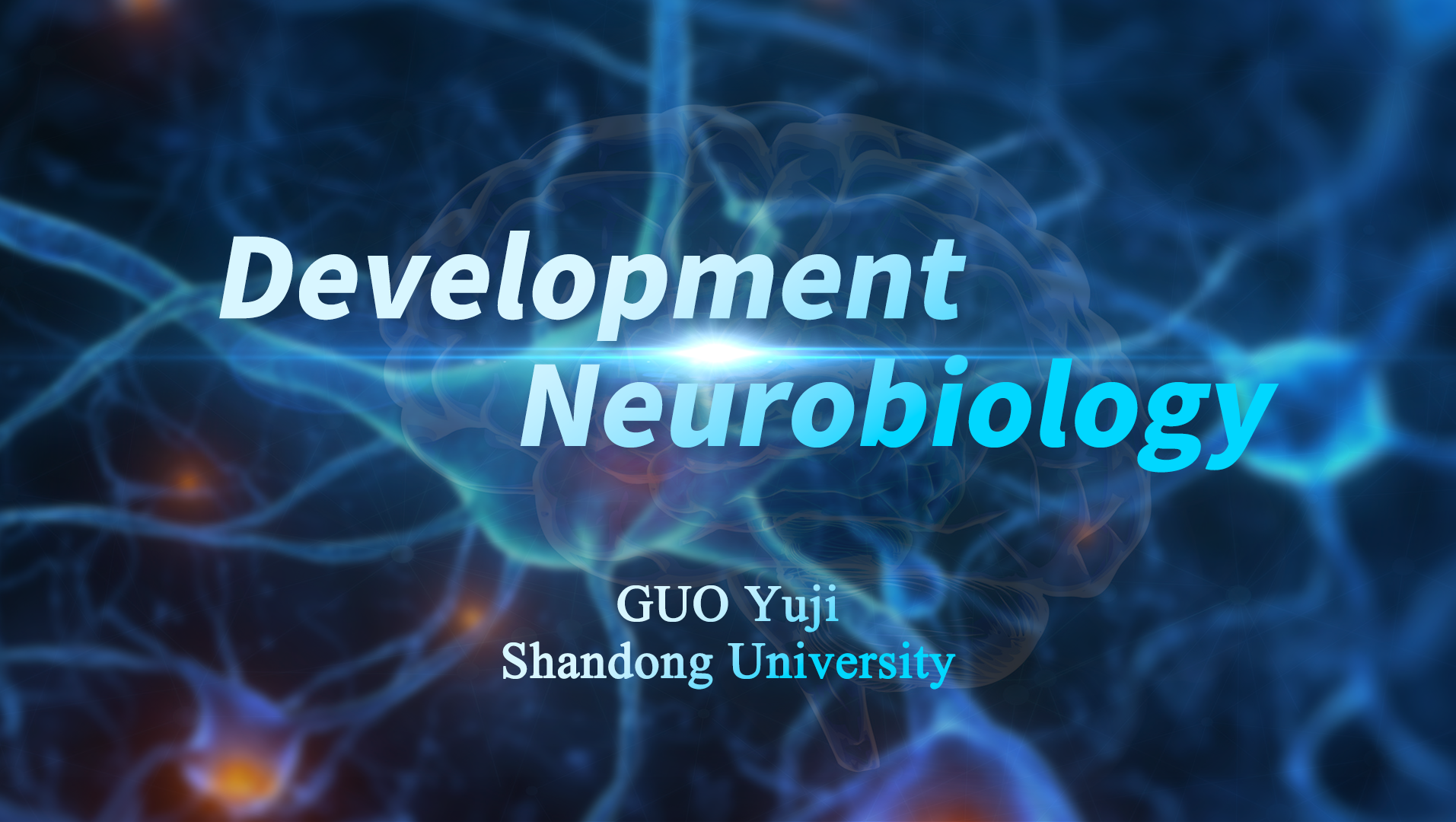 Development Neurobiology （发育神经生物学）