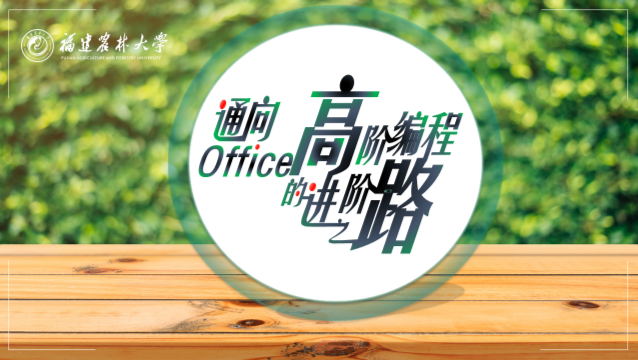 通向Office高阶编程的进阶之路