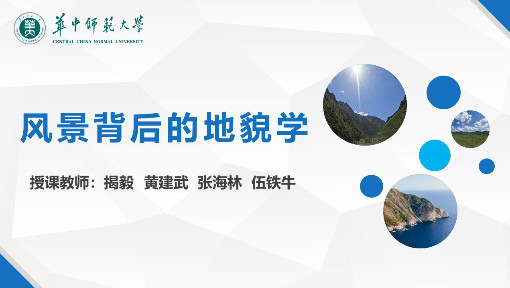 风景背后的地貌学