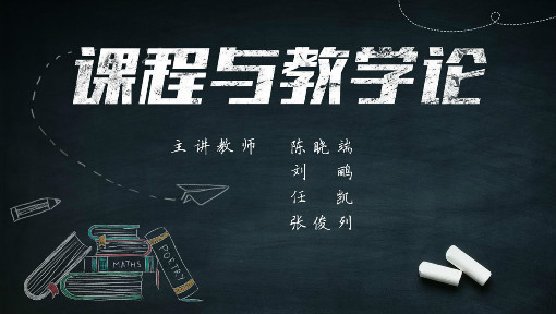 课程与教学论
